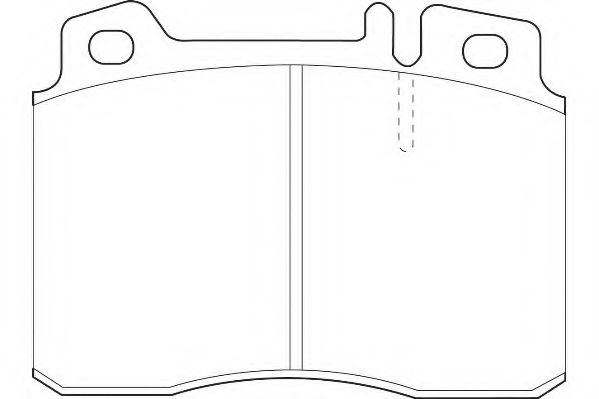 Комплект тормозных колодок, дисковый тормоз WAGNER WBP21153A