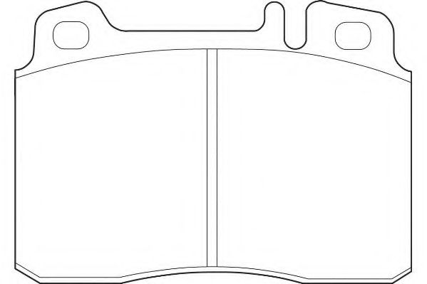 Комплект тормозных колодок, дисковый тормоз WAGNER WBP21153B