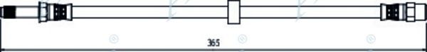 Тормозной шланг APEC braking HOS4112