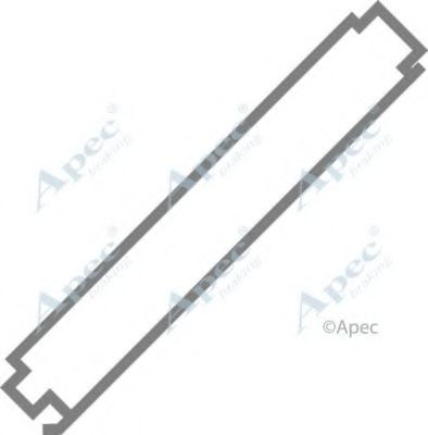 Комплектующие, тормозные колодки APEC braking KIT286