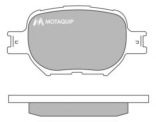 Комплект тормозных колодок, дисковый тормоз MOTAQUIP LVXL1011