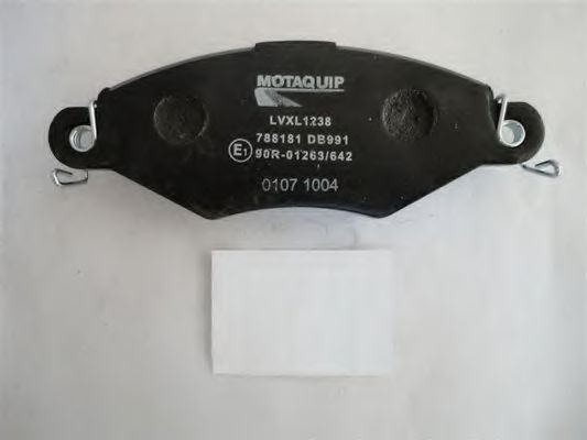 Комплект тормозных колодок, дисковый тормоз MOTAQUIP LVXL1238