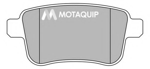 Комплект тормозных колодок, дисковый тормоз MOTAQUIP LVXL1417