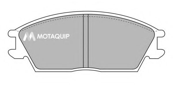 Комплект тормозных колодок, дисковый тормоз MOTAQUIP LVXL430