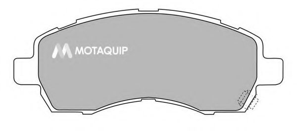 Комплект тормозных колодок, дисковый тормоз MOTAQUIP LVXL576