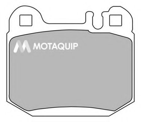 Комплект тормозных колодок, дисковый тормоз MOTAQUIP LVXL1214