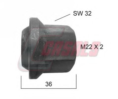 Гайка крепления колеса CASALS 21331