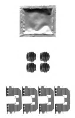 Комплектующие, колодки дискового тормоза HELLA PAGID 8DZ 355 204-331