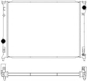 Радиатор, охлаждение двигателя SAKURA  Automotive 3131-8507