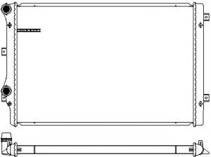 Радиатор, охлаждение двигателя SAKURA  Automotive 3471-8503