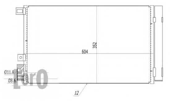 Конденсатор, кондиционер LORO 016-016-0032