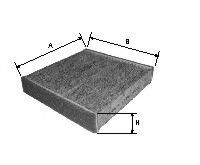 Фильтр, воздух во внутренном пространстве GOODWILL AG 588 CF
