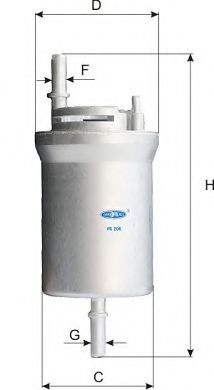 Топливный фильтр GOODWILL FG 206