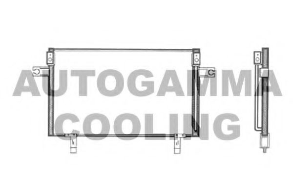 Конденсатор, кондиционер AUTOGAMMA 105019