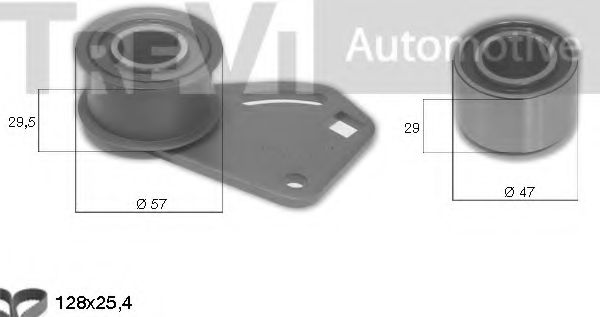 Комплект ремня ГРМ TREVI AUTOMOTIVE KD1086