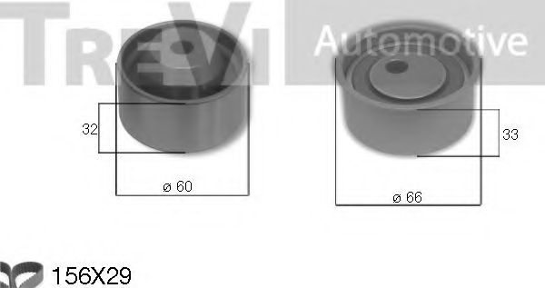 Комплект ремня ГРМ TREVI AUTOMOTIVE KD1515