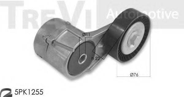 Поликлиновой ременный комплект TREVI AUTOMOTIVE KA1182