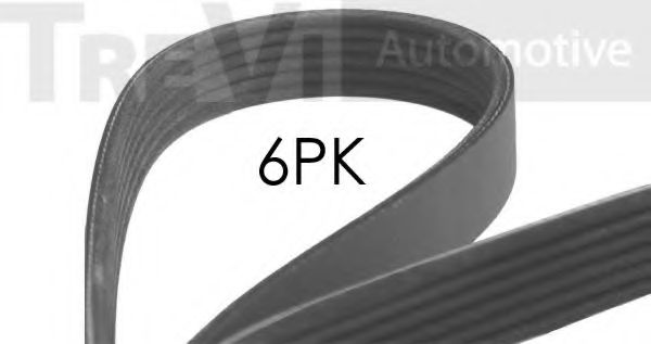 Поликлиновой ремень TREVI AUTOMOTIVE 6PK1960