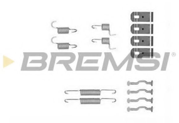 Комплектующие, тормозная колодка BREMSI SK0876