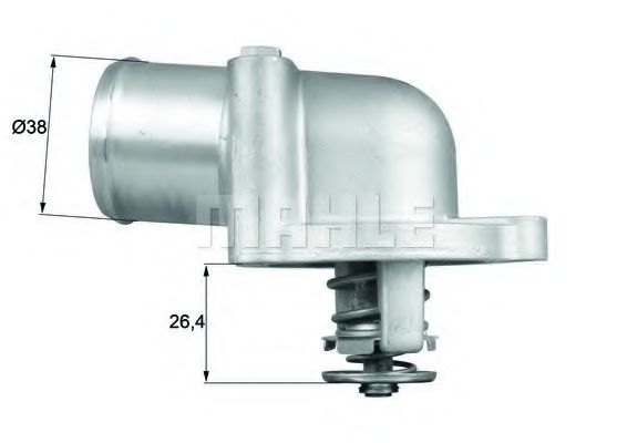 Термостат, охлаждающая жидкость BEHR TI 78 87D