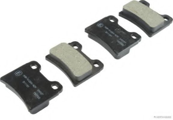 Комплект тормозных колодок, дисковый тормоз HERTH+BUSS JAKOPARTS J3610302