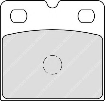 Комплект тормозных колодок, дисковый тормоз FERODO 20610