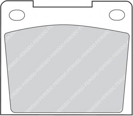 Комплект тормозных колодок, дисковый тормоз FERODO FDB811
