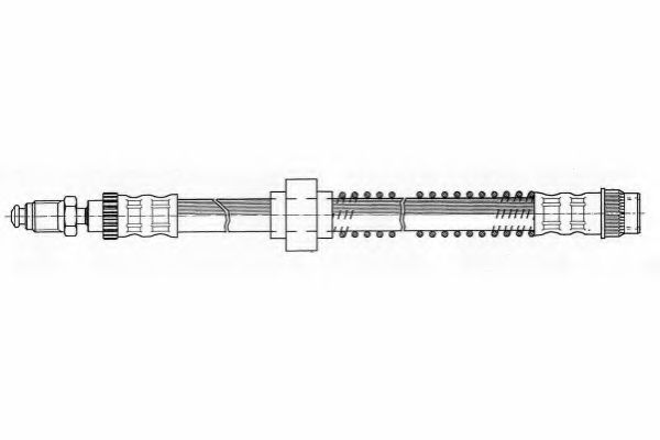 Тормозной шланг FERODO FHY2078