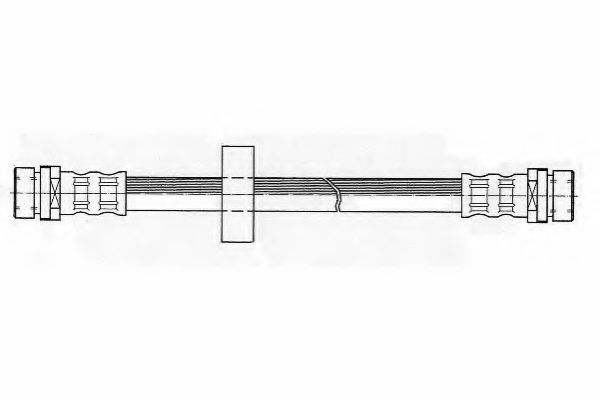 Тормозной шланг FERODO FHY2229