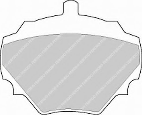 Комплект тормозных колодок, дисковый тормоз FERODO FSL844