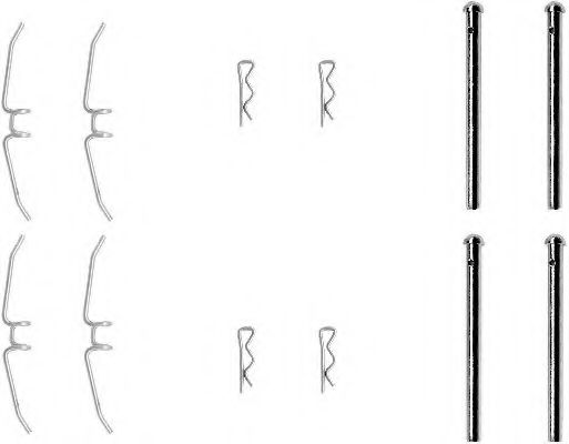 Комплектующие, колодки дискового тормоза MINTEX MBA901