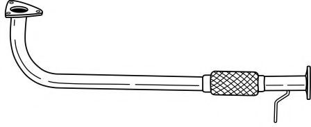 Труба выхлопного газа AKS DASIS SG65124