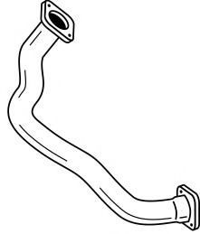 Труба выхлопного газа AKS DASIS SG53112