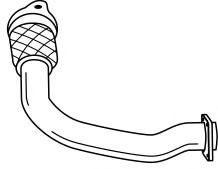 Труба выхлопного газа AKS DASIS SG50199