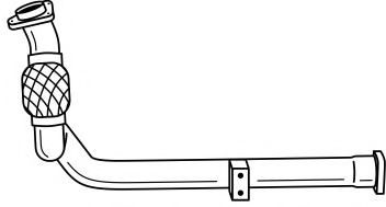 Труба выхлопного газа AKS DASIS SG44123