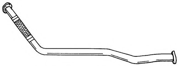 Труба выхлопного газа AKS DASIS SG35157
