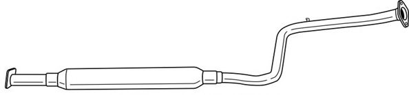 Средний глушитель выхлопных газов AKS DASIS SG34418