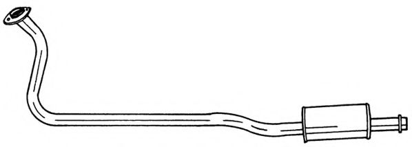 Труба выхлопного газа AKS DASIS SG50161