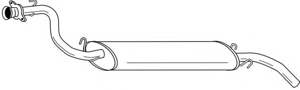 Глушитель выхлопных газов конечный AKS DASIS SG49616