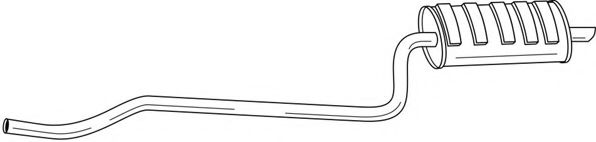 Глушитель выхлопных газов конечный AKS DASIS SG44650