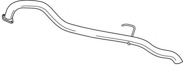 Труба выхлопного газа AKS DASIS SG40704