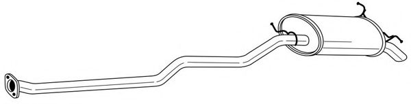 Глушитель выхлопных газов конечный AKS DASIS SG24632