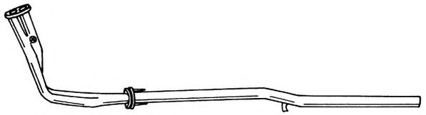 Труба выхлопного газа AKS DASIS SG12174