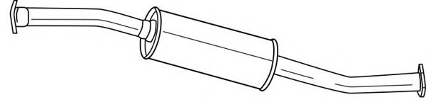 Предглушитель выхлопных газов AKS DASIS SG11308