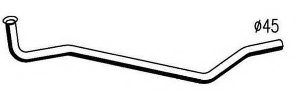 Труба выхлопного газа MAGNETI MARELLI 391338015089