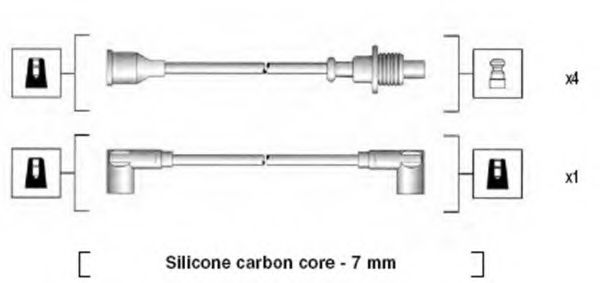 Комплект проводов зажигания MAGNETI MARELLI 941085230573