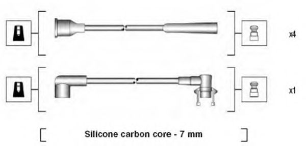 Комплект проводов зажигания MAGNETI MARELLI 941145160713