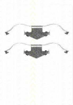 Комплектующие, колодки дискового тормоза OEMparts 1605993