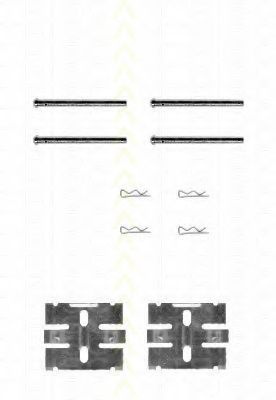 Комплектующие, колодки дискового тормоза TRISCAN 8105 271206