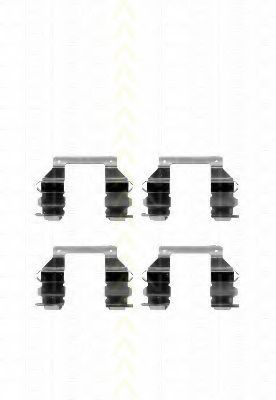 Комплектующие, колодки дискового тормоза OEMparts MB500813